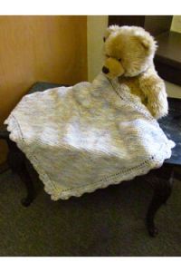 BABY BEENZ Crochet Edged Baby Blanket