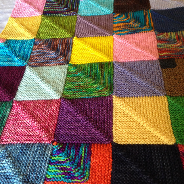 Knitting Patterns Galore Memory Blanket
