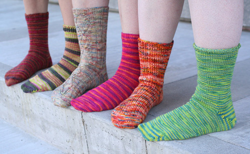 Knitting Patterns Galore Universal ToeUp Sock Formula