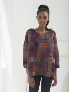 Painterly Mitered Pullover