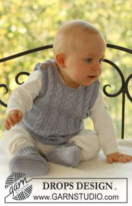 Baby Cabled Vest
