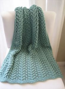 Easy Lacy Baby Blanket