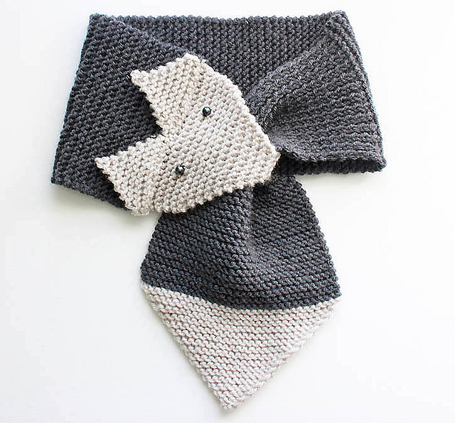 Knitting Patterns Galore Fox Scarf