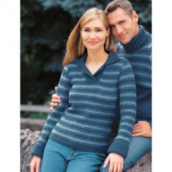 Seed Stitch Stripes Pullovers