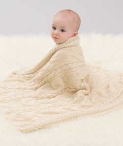 Baby Loves Cables Throw