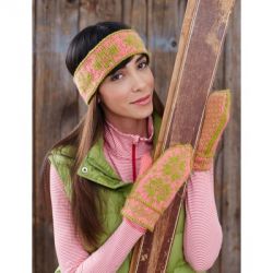 Fair Isle Ski Band and Mittens