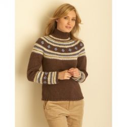 Fair Isle Yoke Pullover