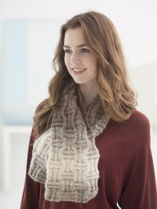 Checkerboard Rib Scarf