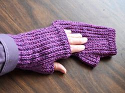 Heel Stitch Mitts