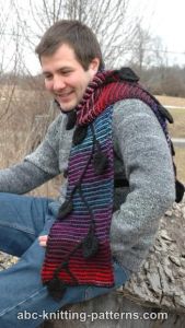 Diagonal Rib Scarf