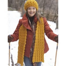 Giant Stitch Hat and Scarf