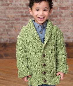 Kid’s Cable Cardigan