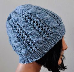 Cables 'n Lace Hat