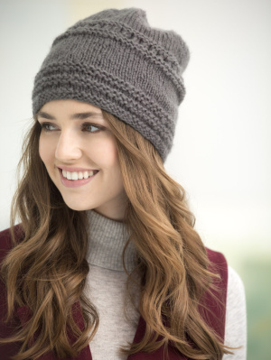 Knitting Patterns Galore Tivoli Slouch Hat