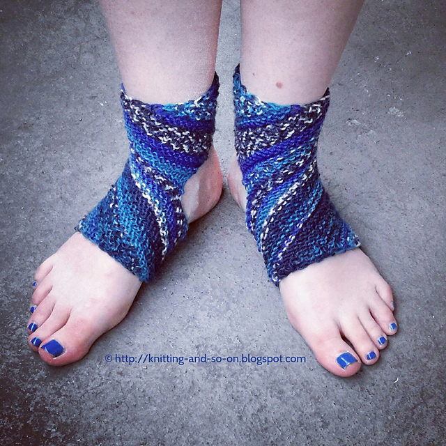 Knitted Yoga Socks