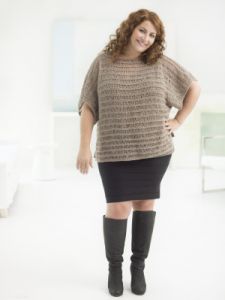 Curvy Girl Drop Stitch Pullover