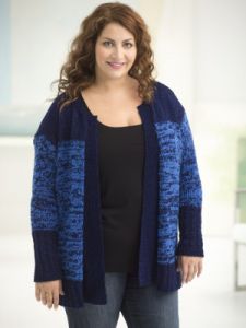 Curvy Girl Subtle Texture Cardigan