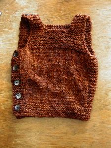 Pebble (Henry's Manly Cobblestone-Inspired Baby Vest)