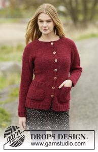 Winter Wine Cardigan