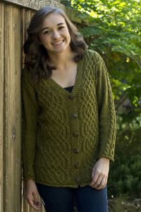 Graceful Cable Cardigan