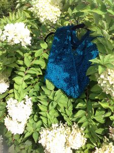 Turquoise Drop Stitch Cowl