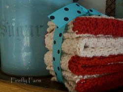 Waffle Knit Dishcloth