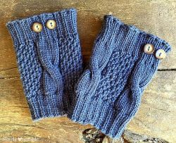 Simple Cable Boot Cuffs