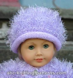 American Girl Doll Fur Hat