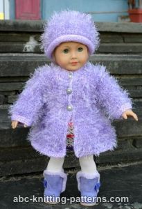American Girl Doll Fur Coat