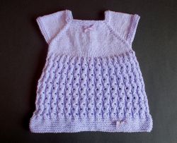 Lilac Blossom Baby Dress