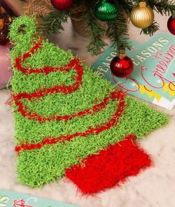 Christmas Tree Scrubby