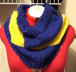 Striped Chunky Cowl