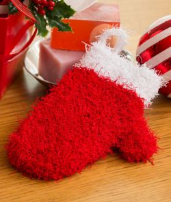 Holiday Mitten Scrubby