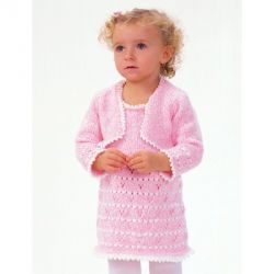 Knitting Patterns Galore - Party Girl Set : Dress and Cardigan