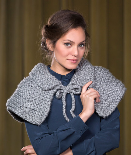 Knitting Patterns Galore Artisan Capelet