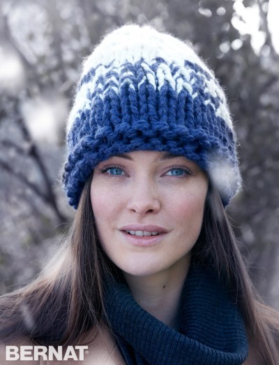 Knitting Patterns Galore - Bulky Gradient Hat