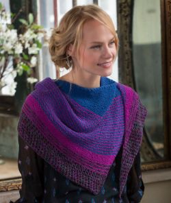 Modern Stripe Shawl