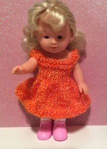 Lacey 8" doll dress
