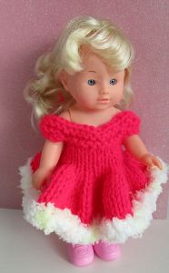 Chrissie 8" doll dress