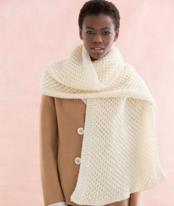 Honeycomb Stitch Scarf