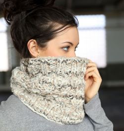 Cabled Cowl