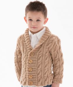 Little Man Cable Cardigan