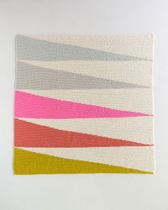 Colorful Wedges Baby Blanket