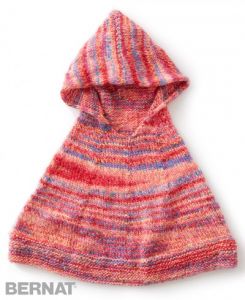Reach For The Rainbow Knit Poncho
