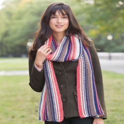 Market Square Striped Scarf