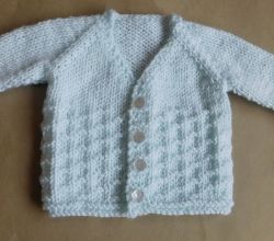 NEVIS Top-down V-neck Baby Cardigan Jacket