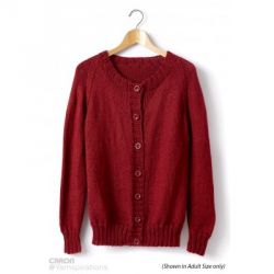 Child's Knit Crew Neck Cardigan