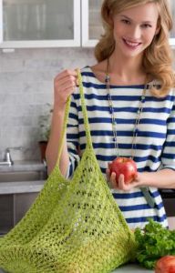 Lacy Knit Market Bag