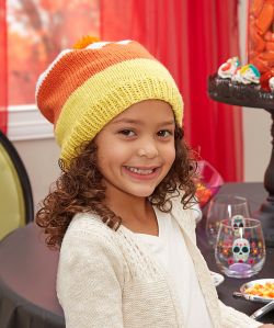 Candy Corn Slouchy Hat