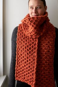 Lattice Brioche Scarf